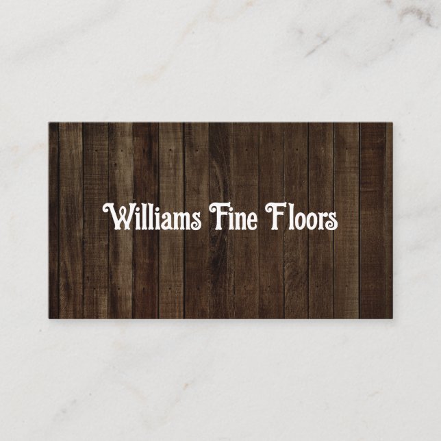 CARTÃO DE VISITA DARK GRAIN BUSINESS CARD (Frente)