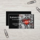 Cartão De Visita Dark Grunge Love Heart Design (Frente/Verso In Situ)
