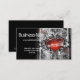 Cartão De Visita Dark Grunge Love Heart Design (Frente/Verso)