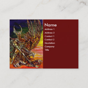 Cartão De Visita DARK KNIGHT Red