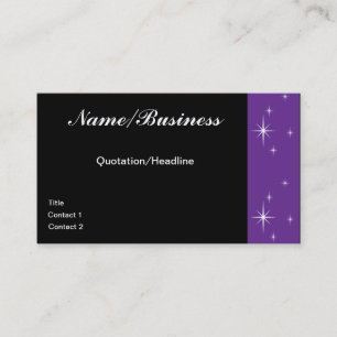 Cartão de visita das estrelas