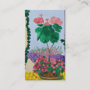 CARTÃO DE VISITA DAS FLORES DE BERLIM DA ILHA DE