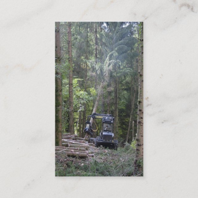 Cartão de visita das indústrias da silvicultura (Frente)