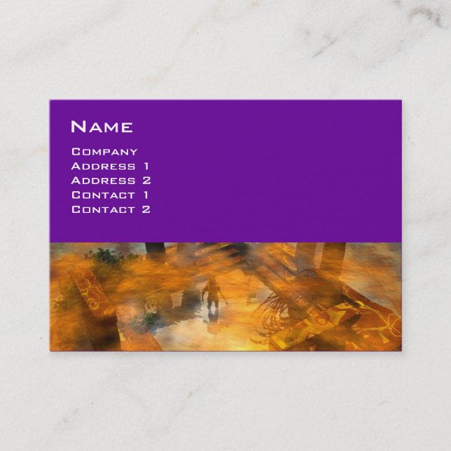 CARTÃO DE VISITA DAWNING DARK (Frente)