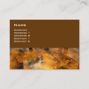 Cartão De Visita DAWNING DARK/ ALIENÍGENA WORLDS Science Fiction