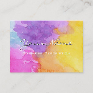 Cartão de visita de abertura de água