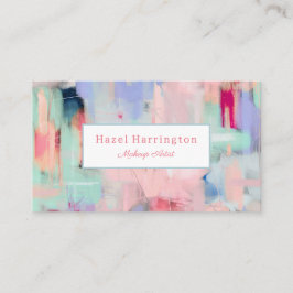 Cartão de visita de Abstrato de código QR Bonito r