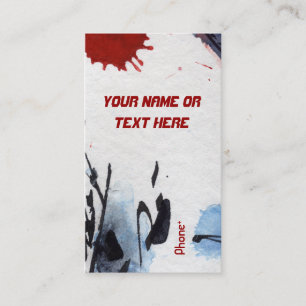 Cartão de visita de Abstrato personalizável