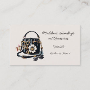 Cartão de Visita de Acessórios de Bolsa de Designe