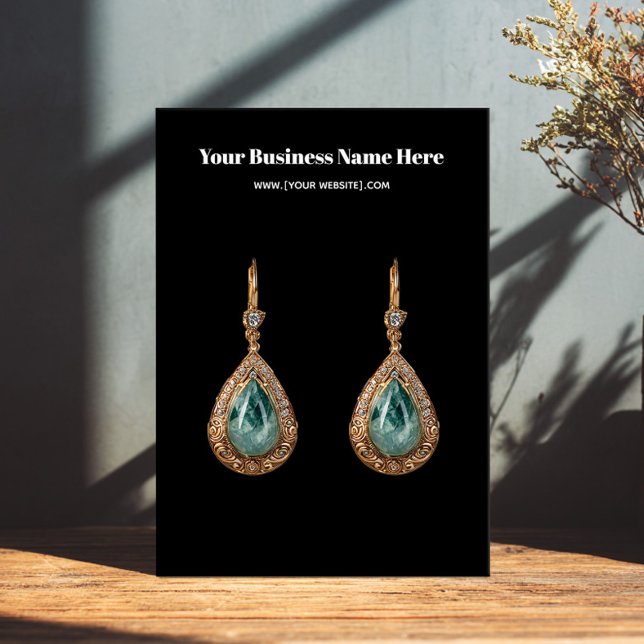 Cartão de visita de Altura Personalizada Simples P (Criador carregado)