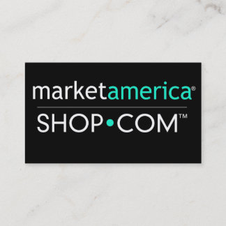 cartão de visita de América do mercado