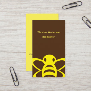 Cartão de Visita de Apicultor de Fazenda de Abelha