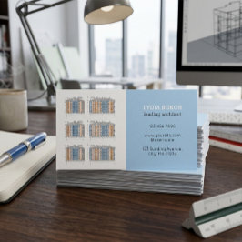 Cartão de Visita de Arquiteto Moderno com QR
