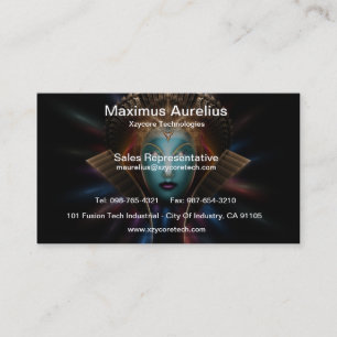 Cartão de visita de Arte Fractal da Rainha Riddian