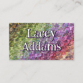 Cartão de visita de Arte Simples