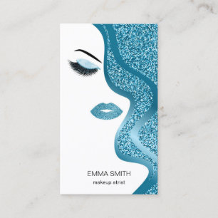 Cartão de visita de artista de ativação com efeito