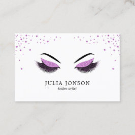 Cartão de visita de artista de ativação com efeito