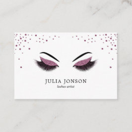 Cartão de visita de artista de ativação com efeito