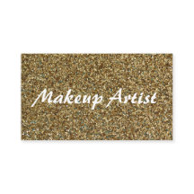 Cartão de visita de Artista de Makeup Glitter Spar
