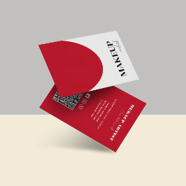 Cartão de visita de Artista de Maquiagem de Código