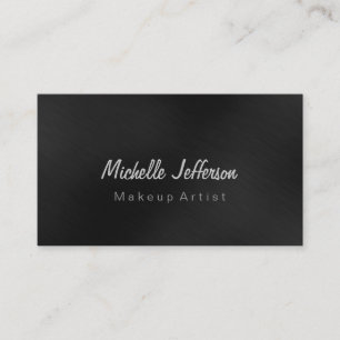 Cartão de visita de artista de maquiagem profissio