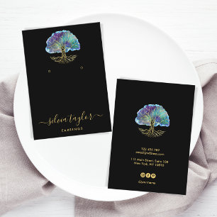 Cartão de visita de Árvore Espiritual da Vida