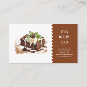 Cartão de visita de Assar de panificação