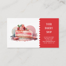 Cartão de visita de Assar de panificação