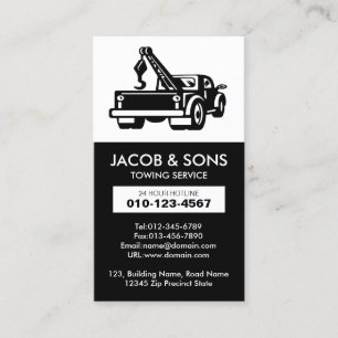 Cartão de visita de Assistência Automática de C