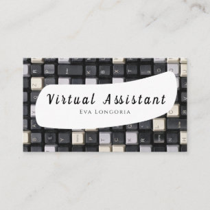 Cartão de Visita de Assistente Virtual