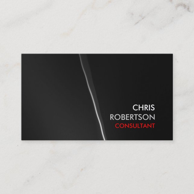 Cartão de visita de Atrativo de Padrões de cinza (Frente)