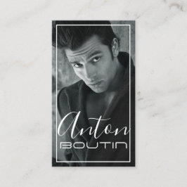 Cartão de visita de Atriz de modelo