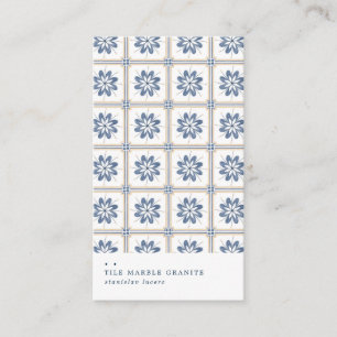 Cartão de Visita de Azulejo Espanhol