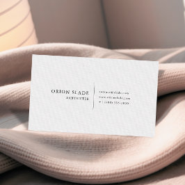 Cartão de visita de Babysitter minimalista moderno