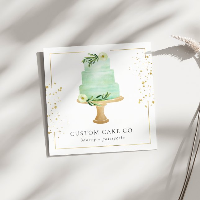 Cartão de visita de Bakery Personalizado (Criador carregado)