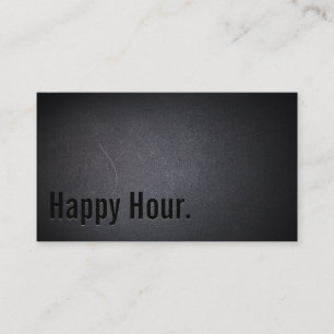 Cartão de visita de Bar de líquido de preto prof