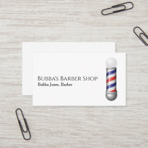 Cartão de Visita de Barbearia