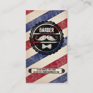 Cartão de visita de barbearia