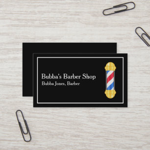 Cartão de Visita de Barbearia