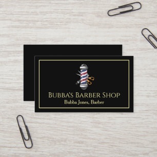 Cartão de Visita de Barbearia