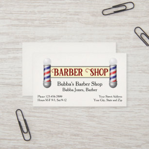 Cartão de Visita de Barbearia