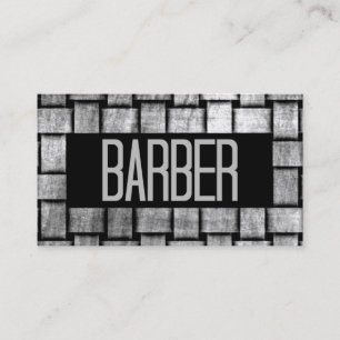 Cartão de visita de Barber Tecido