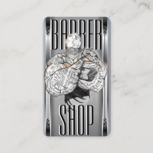    Cartão de visita de BarberTemplate