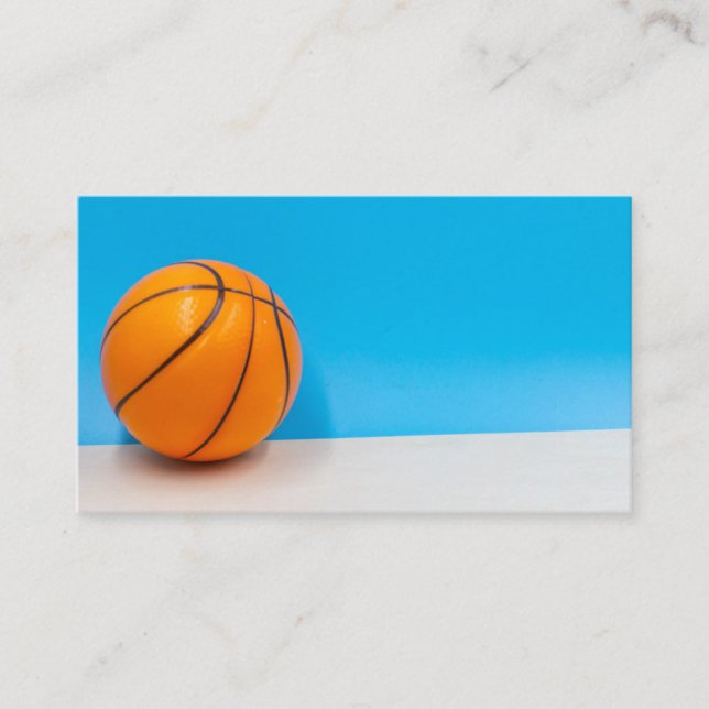 Cartão de visita de basquetebol (Frente)