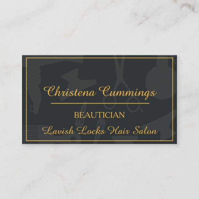 Cartão de visita de Beauticista (Frente)