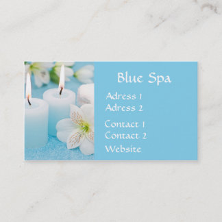 Cartão de visita de BlueSpa