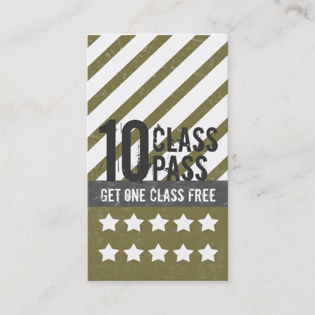 Cartão de visita de Boot Camp (Frente)