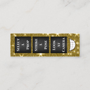 Cartão de visita de Booth de Foto