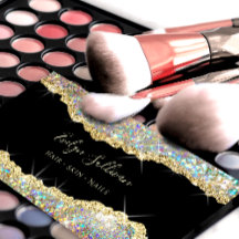 cartão de visita de brilho Dourado iridescente