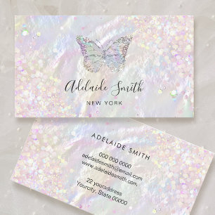  cartão de visita de brilho picante simulado por 